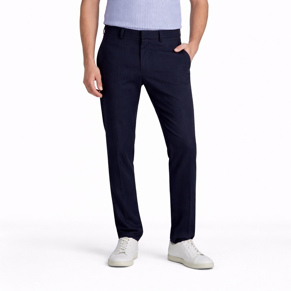 Size 38x32 Kenneth Cole Mens Stretch Heather Slim Fit Dress Pants Flat Front NWT
